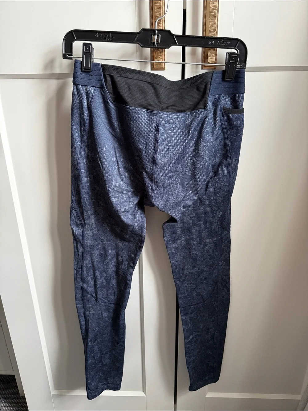 Nike Pro Compression Base Layer Tights in Navy Blue Large